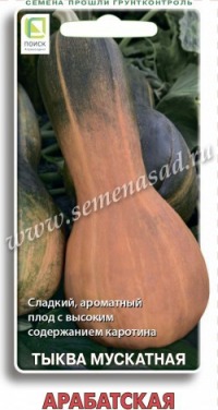 Тыква Арабатская (мускатная) Поиск цв.п. 10шт. (форма гитары)