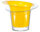 Кашпо пластиковое Для орхидеи  Адель 1л желтый прозрачный - уменьшеная