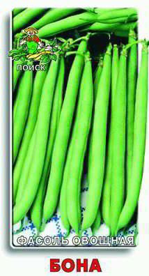 Фасоль Бона Поиск цв.п. 20шт. (среднесп., спаржевый, кустовой, св-зеленый)