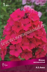 Клуб.Флокс А.Е. Амос (ярко-красный)