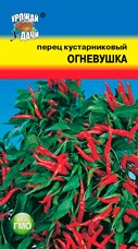 Перец Острый Огневушка кустарниковый  УУ цв.п. (ранний, идеален для выращивания в горшках)