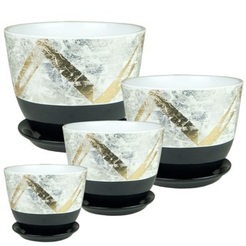 Кашпо Милан Роспись (581) эстет  19см