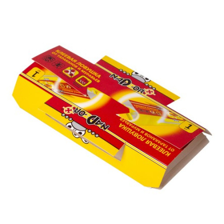 Х.Ловушка клеевая от тараканов Надзор  (1 домик)  уп.100шт.