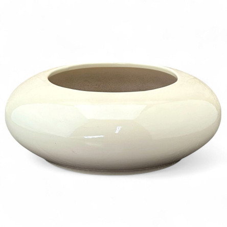 Кашпо Глянец оазис бежевый  d20/h7,5см