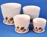 Кашпо Бутон Роспись (88) 21см