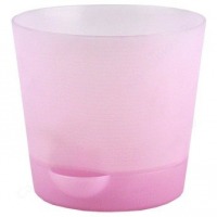Кашпо пластиковое Для орхидеи  ORCHID 1,4л с поддоном (розовый)  203-11