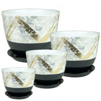 Кашпо Милан Роспись (581) эстет  22см