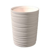 Кашпо пластиковое Модерн Мини 8л с вкладышем  (выс.360) пудровый