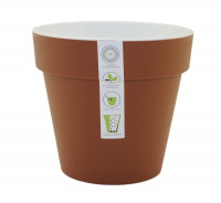 Кашпо пластиковое Протея Эко 22;  5,1л с вкладышем  гранит