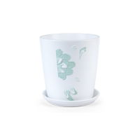 Кашпо Конус Грета зеленый №6  (д.26)