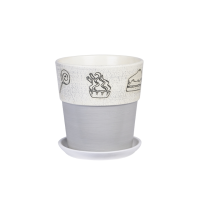 Кашпо Конус борт Капкейк микс №5 (д.22)