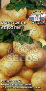 Картофель Ассоль Седек цв.п 0,02гр (раннеспелый, светло-желт. мякоть)