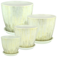 Кашпо Бутон Роспись (176) жемчужница  21см