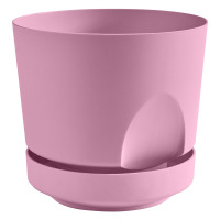 Кашпо пластиковое Тренд 0,8л с нижним поливом  пунш