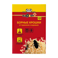 Х.Борные крошки (100гр)  приманка от тараканов и муравьев  уп.24шт.