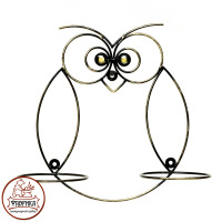 Подставка настенная на 2 раст.Сова 96-002