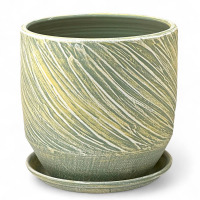 Кашпо Безе мята цилиндр 21см