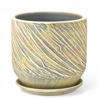 Кашпо Безе пастель цидиндр 18см