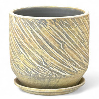 Кашпо Безе пастель цидиндр 21см