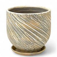 Кашпо Безе пастель овал 18см