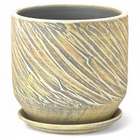 Кашпо Безе пастель цидиндр 24см