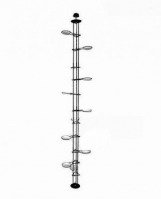 Подставка  Декор 18-009 на 9 растений (черный-золото) - уменьшеная
