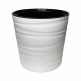 Кашпо пластиковое Модерн Мини 8л с вкладышем (выс.360) белый - уменьшеная