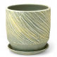 Кашпо Безе мята цилиндр 18см - уменьшеная