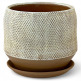 Кашпо Лен бежевый бутон 16см - уменьшеная