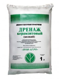 Уд.Керамзитовый дренаж 1л Нов-Агро (крупный) уп.30шт